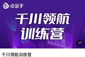 （3244期）点金手·千川领航训练营，干川逻辑与算法的剖析与讲解（原价999）