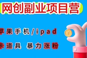 （6232期）最新利用苹果手机/ipad 的ios系统，卡道具搬短视频，百分百过原创